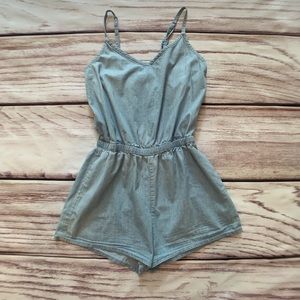 *SOLD* Forever 21 light chambray romper